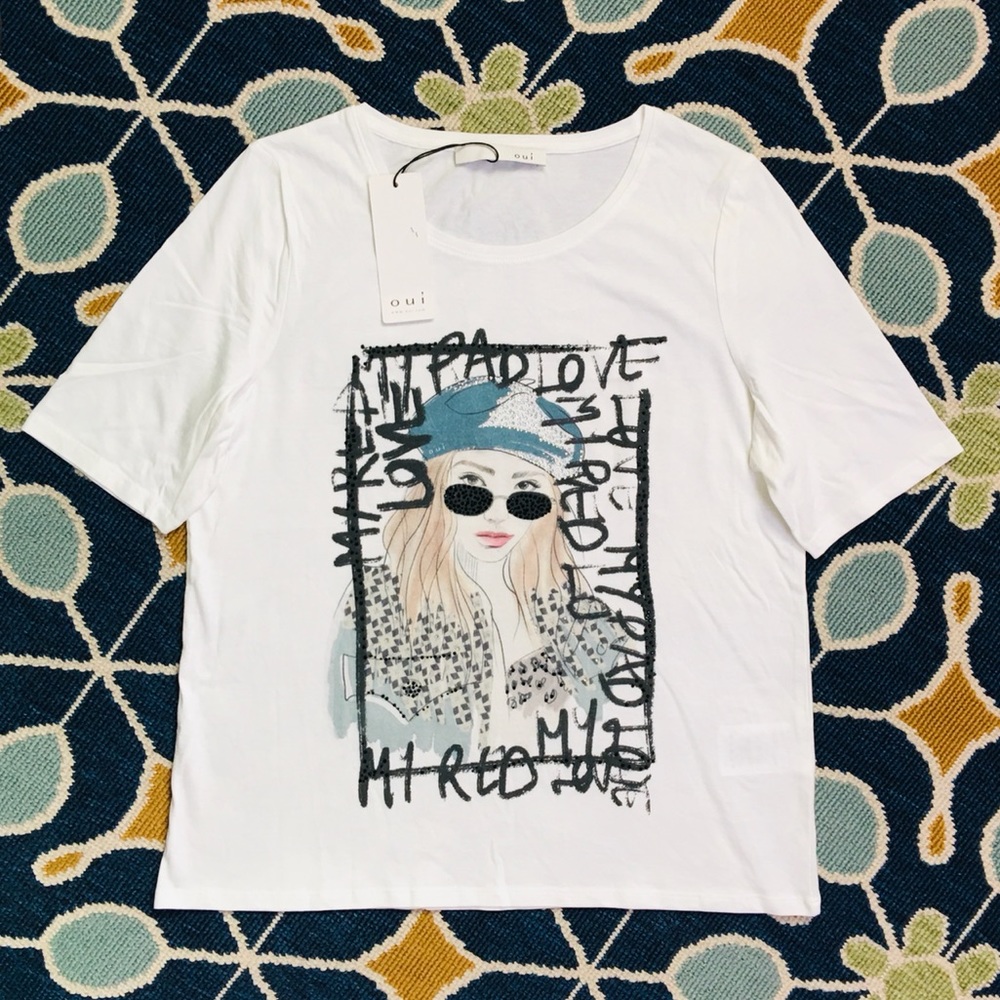 Oui T-shirt Women’s Size 6
